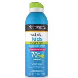 Neutrogena Wet Skin Kids Beach & Pool Sunscreen Spray SPF 70+สเปรย์กันแดด