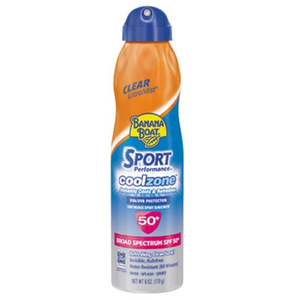 Banana Boat Sport Coolzone Ultramist Clear Sunscreen Spray SPF50+ PA++++