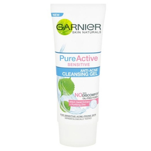 Garnier Sensitive Anti-Acne Cleansing Gel เจลล้างหน้า